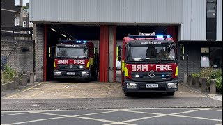 HILO’sA431 A432 Kentish Town Fire Station double turnout [upl. by Umberto935]