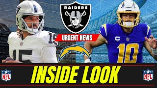 Raiders vs Chargers INSIDE LOOK How Antonio Pierce will beat Jim Harbaugh  raiders news [upl. by Assenav699]