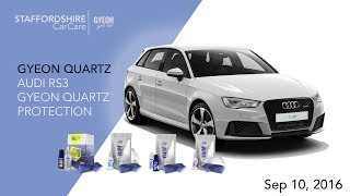 AUDI RS3 Gyeon Quartz Protection Detail [upl. by Naujik]