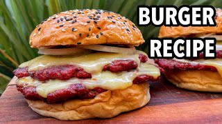 How to Make Cheeseburgers in a Charcoal BBQ [upl. by Anelis]