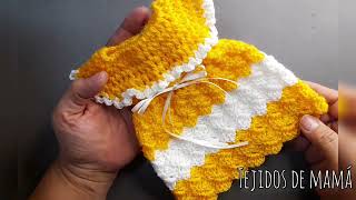 vestido para niño Dios tejido a crochet [upl. by Aisirtap]