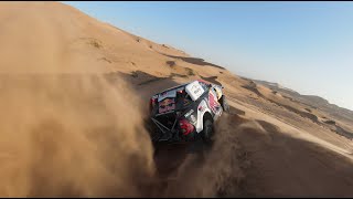 Dakar 2023 Toyota Gazoo Racing test in Namibië [upl. by Cordie203]