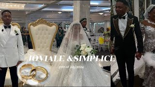 Joviale amp Simplice  Mariage Kimbanguiste 2024 [upl. by Asserat320]