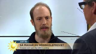 Så fixar du högskoleprovet  här är knepen  Nyhetsmorgon TV4 [upl. by Fortin909]