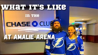 Chase Club at Amalie Arena [upl. by Natfa]