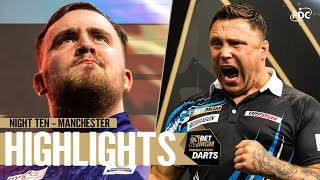 NINEDART MADNESS IN MANCHESTER Night Ten Highlights  2024 BetMGM Premier League [upl. by Farland]