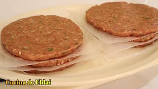 Cómo hacer carne para hamburguesas Riquísima Receta para este 30 de abril Cocina de Eldaí [upl. by Anerehs131]