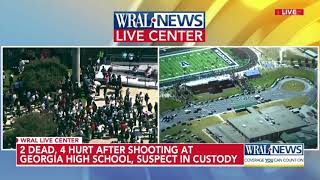 At least 2 dead others hurt after shooting at Georgia high school suspect in custody [upl. by Kirst747]