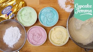 Buttercream Masterclass How to make Perfect Buttercream Icing  Cupcake Jemma [upl. by Silverstein]