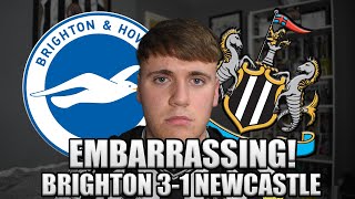 EMBARRASSING BRIGHTON VS NEWCASTLE 31 [upl. by Aciraj80]