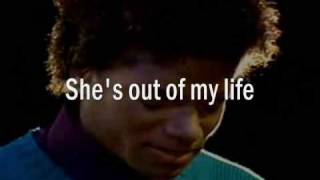 Michael Jackson Shes Out Of My Life Lyrics [upl. by Yesiad935]