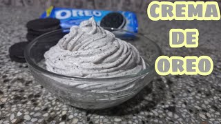 CREMA DE GALLETAS OREO Para Rellenar y Decorar Pasteles [upl. by Ecile]