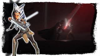 Battle Breakdown  Ahsoka Versus Darth Vader [upl. by Tabby]