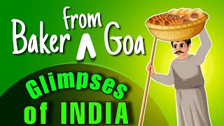 A baker from GOA🔥 Class 10 English Animated glimpses of india [upl. by Farrow]