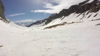 Val Thorens Lory blue piste  return to Orelle [upl. by Nove231]