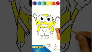 Learn To Draw Mega Minion Jerry from DME4 youtubeshorts [upl. by Adnema182]