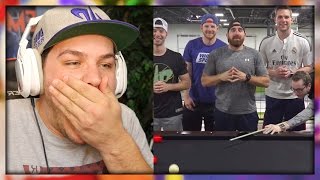 Pool Trick Shots 2  Dude Perfect  Reaction [upl. by Heller]