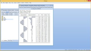 How to Identify Seasonality in a Data Set Using the Correlogram Eviews 81 [upl. by Meghan953]