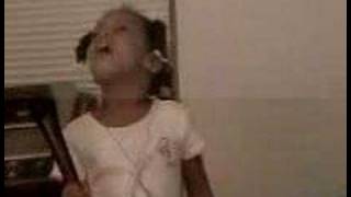 Nia singing Put your Records on by Corinne Bailey Rae age 5 [upl. by Sidon]