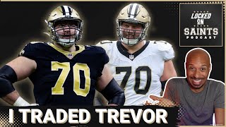 New Orleans Saints Mock Draft Gets Wild Trading Trevor Penning Two FirstRound Picks [upl. by Meikah]