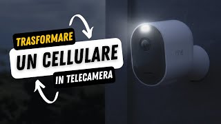 Come TRASFORMARE un CELLULARE in una TELECAMERA SPIA GRATIS [upl. by Anilecram266]