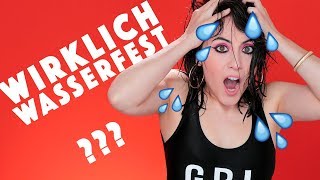 Hält WATERPROOF Makeup was es verspricht 💦 Hard Core Wasser Test  Hatice Schmidt [upl. by Torhert122]