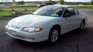 2003 Chevrolet Monte carlo LS 2 door 34 V6 Cloth Pearl White 103000 miles [upl. by Banquer627]