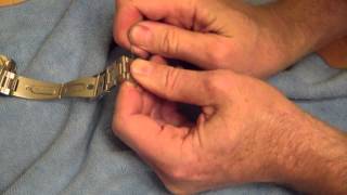 How To Resize And Adjust A Metal Watch Band [upl. by Siraf181]