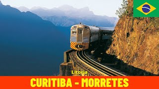 Cab Ride Curitiba  Morretes Serra Verde Express Brazil  train drivers view in 4K [upl. by Giustino]