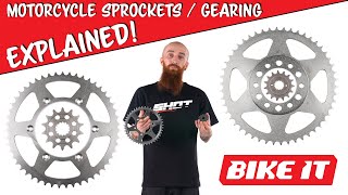 Motorcycle Sprockets  Gearing  Explained with Bike It [upl. by Warde]