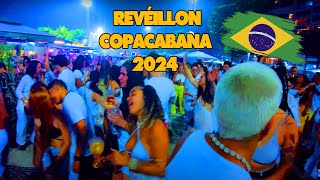 ðŸ‡§ðŸ‡· Rio de Janeiro New Year 2022 Celebration  RevÃ©illon de Copacabana Brazil ã€4Kã€‘ [upl. by Eniamahs]