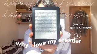 my ereader 💛🧡 kobo clara hd review ereader vs ipad [upl. by Yatnoed]