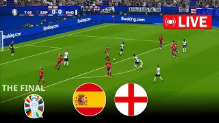 Spain vs England 21  THE FINAL  UEFA Euro Cup 2024  eFootball Pes 21 Gameplay [upl. by Onairda]