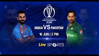 India vs Pakistan INDvPAK  Cricket Live  DD Sports  ICC Cricket World Cup 2019 [upl. by Gladi]