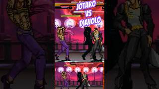 jojosbizzareadventure jjba jotaro diavolo goldenwind stardustcrusaders anime mugen games [upl. by Schweitzer]