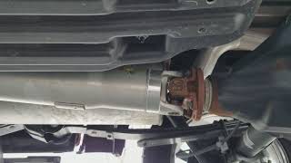 2017 f150 Driveshaft clunking on engine start 4 inclined resting on transmission in park [upl. by Wyck]