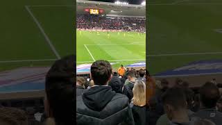 Sunderland fans mocking Leeds fans after a 97th minute own goal equaliser 041024 sunderlandafc [upl. by Amor]