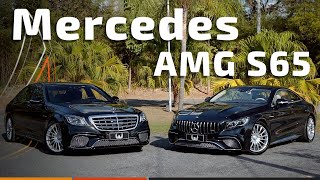 Mercedes S65 AMG V12 biturbo O esportivo mais luxuoso já feito [upl. by Ttik]