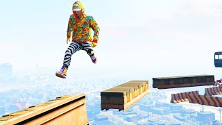 EL MEJOR PARKOUR EXTREMO  GTA V ONLINE [upl. by Merkley]