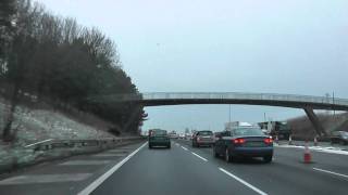 Driving On The M5 From J4 Birmingham SW To J3 Birmingham West amp Central England [upl. by Arabela]