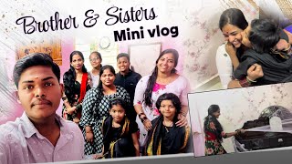 Mini vlog with Brother amp Sisters  by Vadina mardhal Sarada vlogs [upl. by Anahsat]