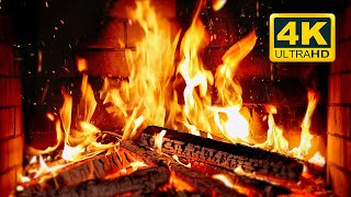 🔥 Cozy Fireplace 4K 12 HOURS Fireplace with Crackling Fire Sounds Crackling Fireplace 4K [upl. by Ellene]