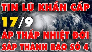 🔥 TIN LŨ KHẨN CẤP Áp thấp nhiệt đới sắp mạnh thành bão số 4 đều “xoáy thẳng” đất liền Việt Nam [upl. by Reynolds]