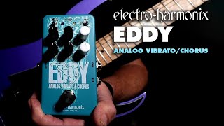 ElectroHarmonix Eddy Vibrato  Chorus Pedal Demo by Bill Ruppert [upl. by Litton]