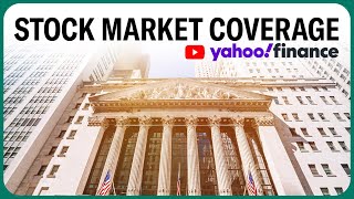 Stock market today Live coverage from Yahoo Finance [upl. by Aillimat269]