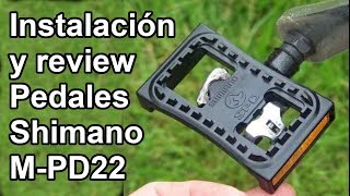 Instalacion y review de Pedales Shimano MPD22 para SPD  GLOBEROS BTT [upl. by Elena]