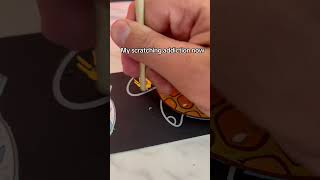 This is more fun then lottery tickets😉😊 scratch art artist pad lottery color asmr [upl. by Cruz941]