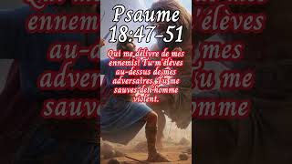 Lecture du Psaume 184751 psaumes bible victoire [upl. by Dewhirst]