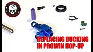 How to replace a bucking in a Prowin Hopup by Airsoftjunkiezcom [upl. by Asirram]