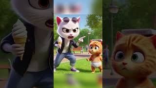 Kitten Ice Cream Chaos funny cartoon catlover [upl. by Lehman]